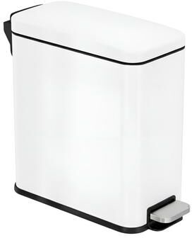 iTouchless SoftStep Slim 3‑Gallon Bathroom Trash Can with AbsorbX Odor Filter