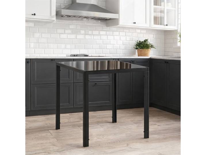 29.5 in and Verre Trempé Construction Dining Tables with 14 Kg Product Weight 75x75x75 cm