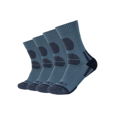Socken CAMANO "Function", Gr. 43-46, blau (denim), Materialmix, mehrfarbig, normal, Socken Socken, mit Fußgewölbe-Stütze