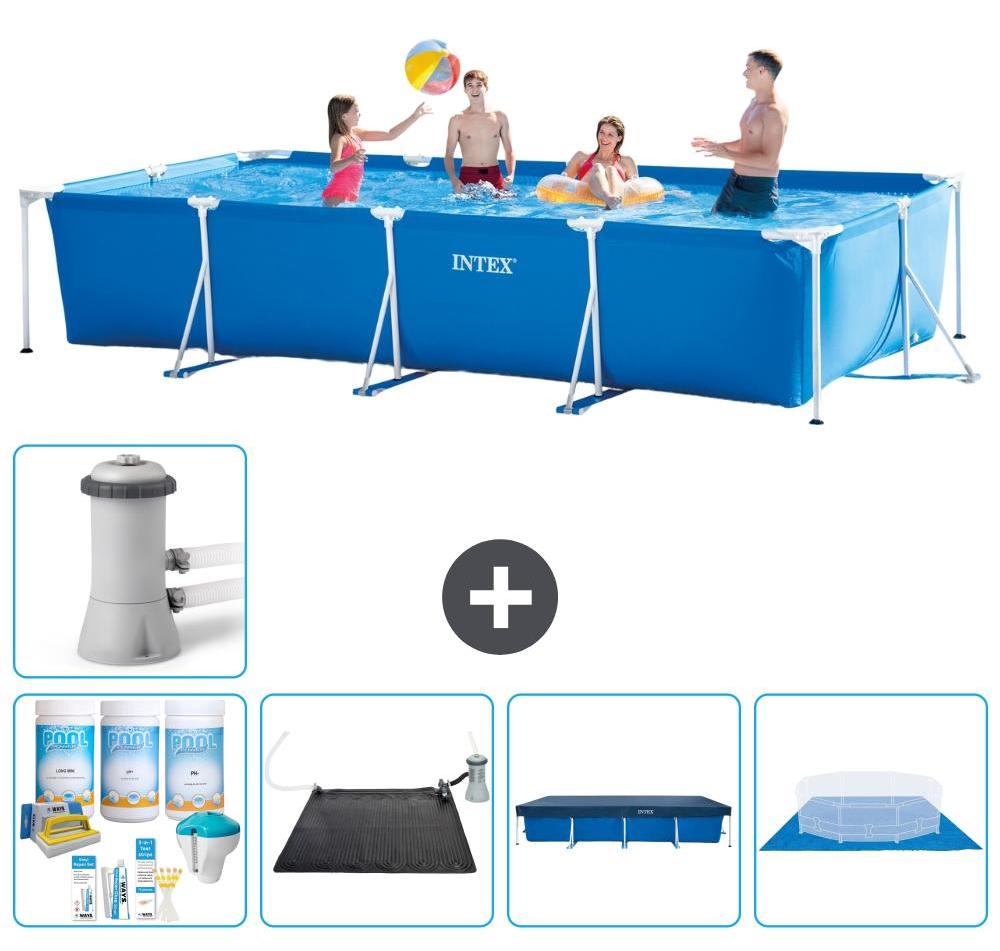Rechteckiger Frame Pool - 450x220x84 cm - 6-teilig S20064