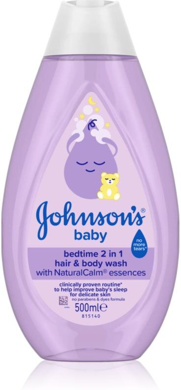 Johnson's® Bedtime cleansing gel for body and hair for a good night 500 ml