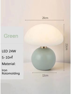 Inspired Finds USB Decorative Table Lamp With Colorful Ambient Lighting green