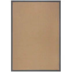 JUTETEPPICH TRENT, geometrisch, Grau, 120 x 170 cm