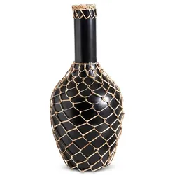 Vase Nairobi 46 cm Eisen Schwarz