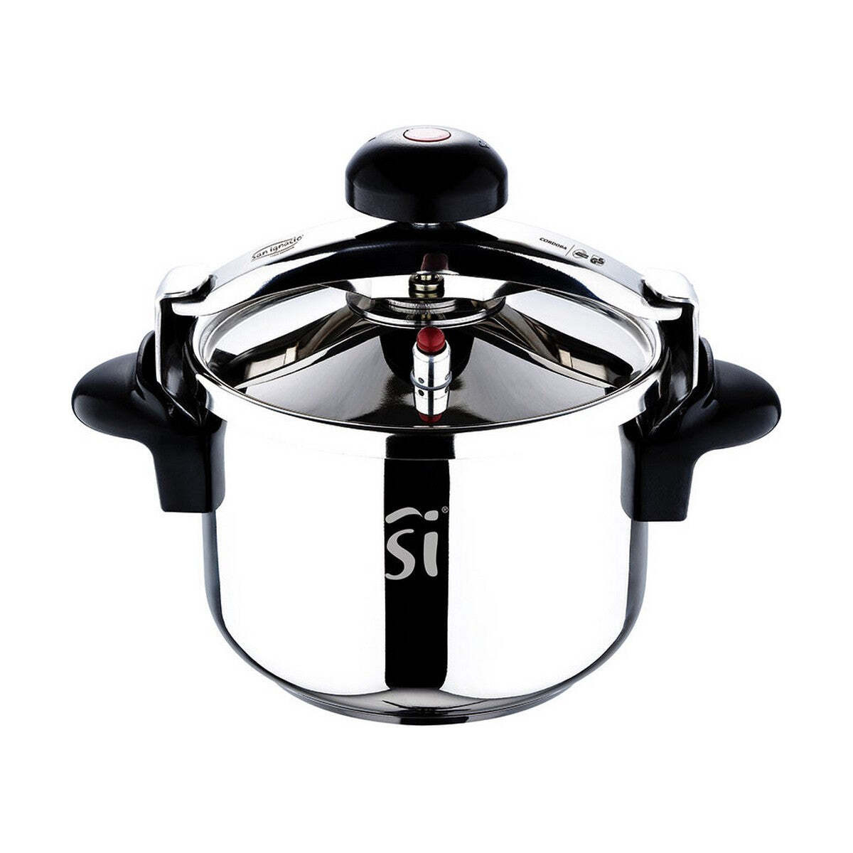 San Ignacio SG1511 Snelkookpan, 6 liter, 22 cm, Zilver