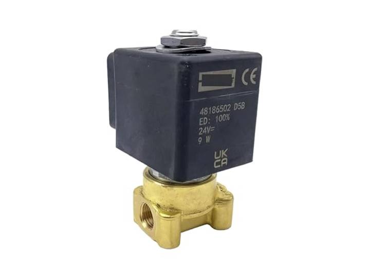 Magnetventil, Kompatibel for FAEMA, E98 1/8 Wassereinlass 220V/24V Komponenten for Kaffeemaschine(24v 1pcs)