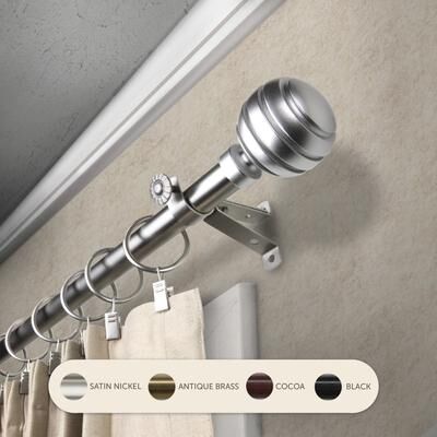 InStyleDesign Piper Adjustable Curtain Rod