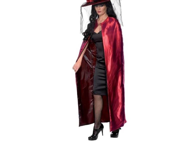 Reversible Cape Red & Black Deluxe