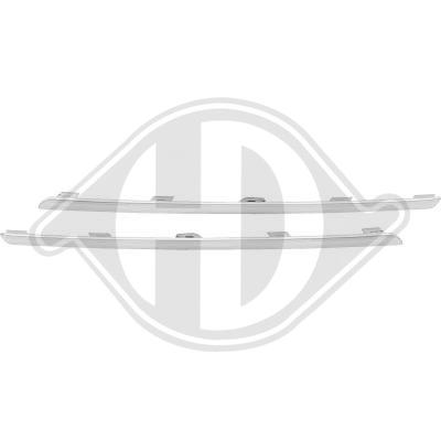 DIEDERICHS Zier-/Schutzleistensatz, Kühlergitter 4446043 für RENAULT