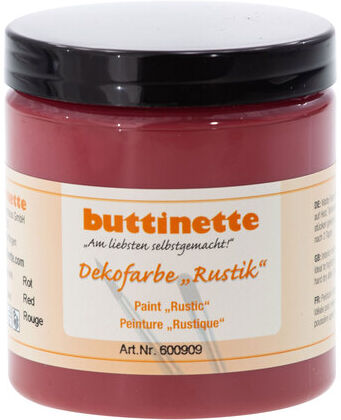 buttinette Dekofarbe Rustikal, verschiedene Farbtöne, 250 ml