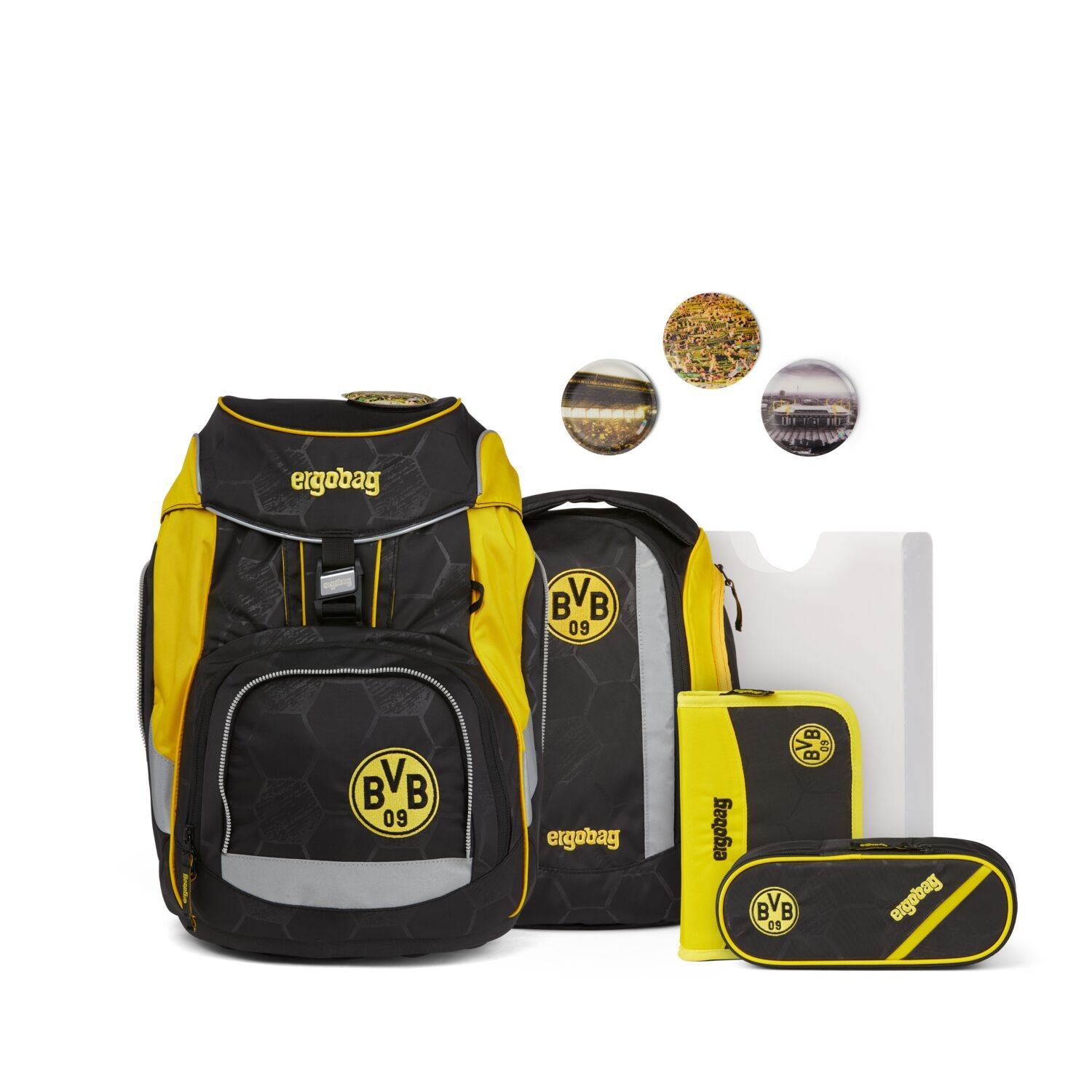 Ergobag pack Schulrucksack Set 6-tlg. 6-tlg. Borussia Dortmund Saison 2022