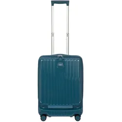 Brics Bric's Trolley + Koffer Positano Trolley w/Pocket, Koffer, Blau