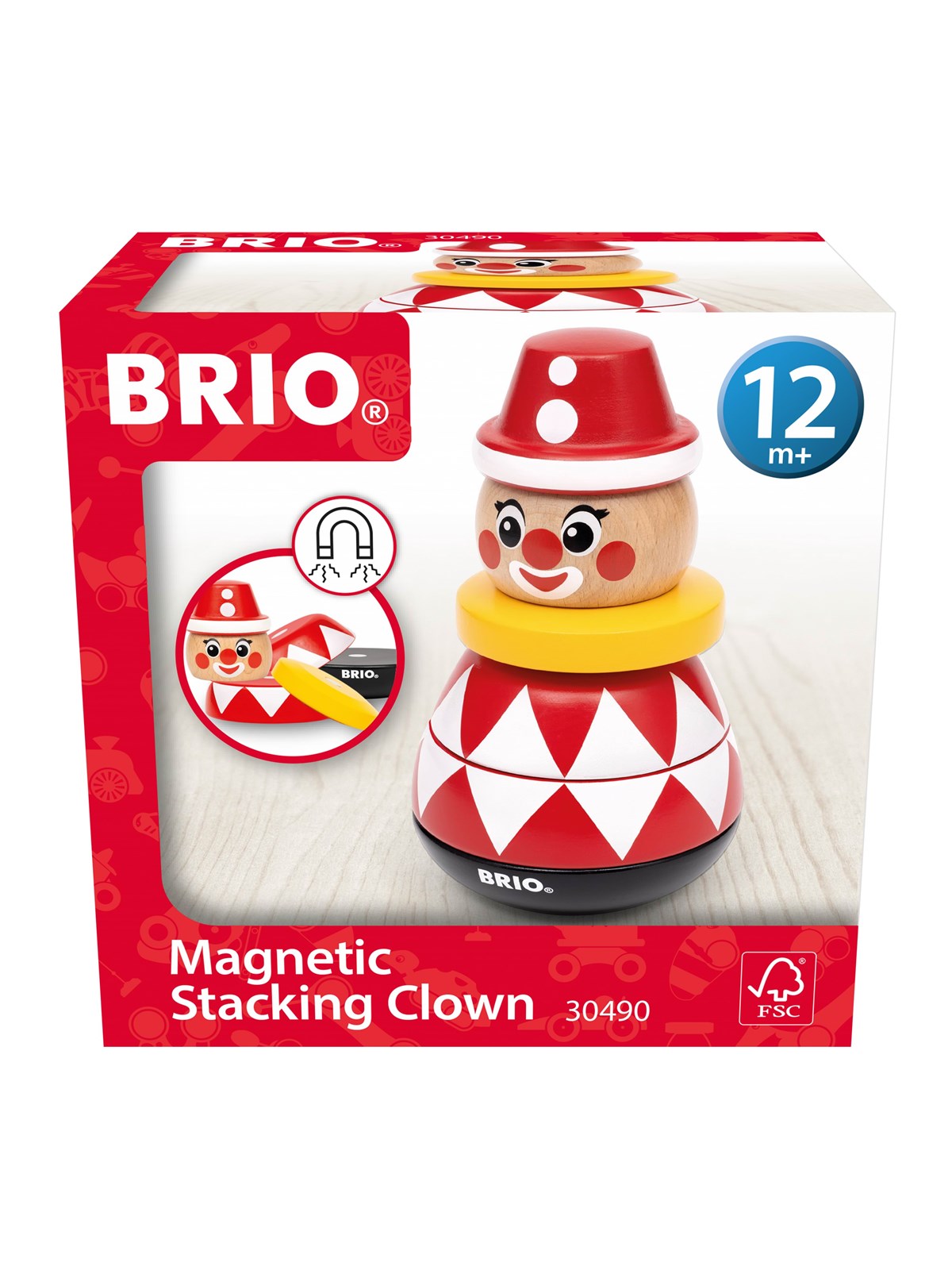 Brio Magnetischer Stapelclown