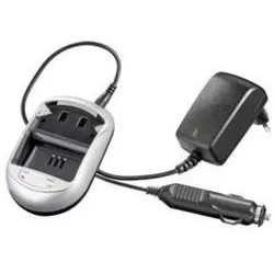AccuCell Schnell-Ladegerät passend für Canon BP-511, BP-522, BP-535 Akku (Kamera Akku Ladegerät), Kamera Stromversorgung, Schwarz