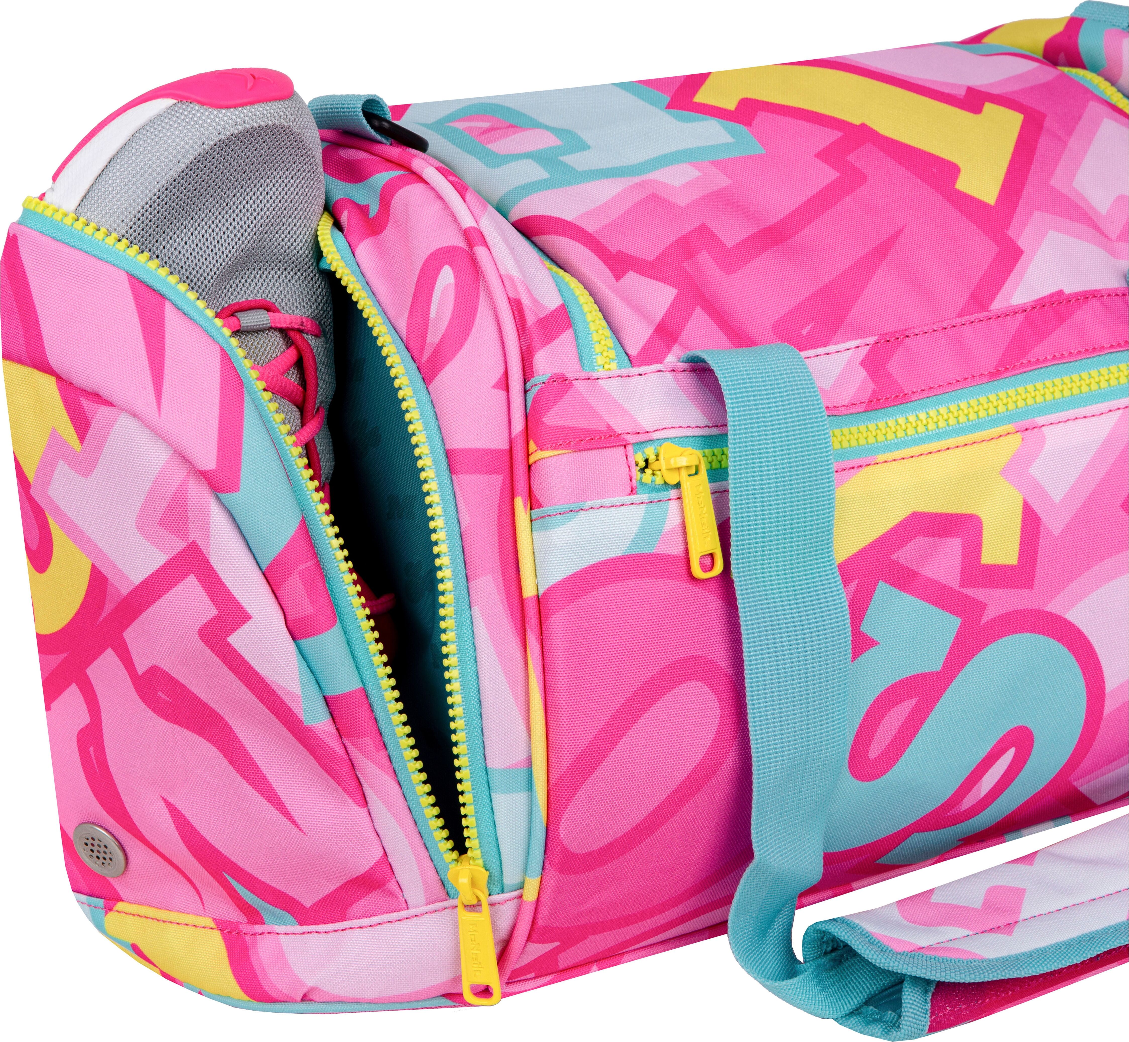 Sporttasche MCNEILL "Neu, Disney, Minnie Mouse", Mädchen, Gr. B/H/T: 37cm x 25cm x 20cm, pink (minnie mouse), Polyester, Taschen Sporttasche, für Schule, Sport und Freizeit