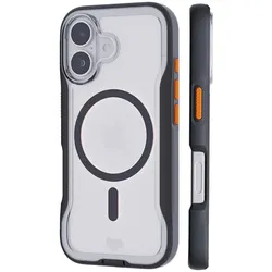 tech21 EvoPro Hülle iPhone 17 MagSafe, erhöhte Ränder (Apple iPhone 17), Smartphone Hülle, Schwarz, Transparent