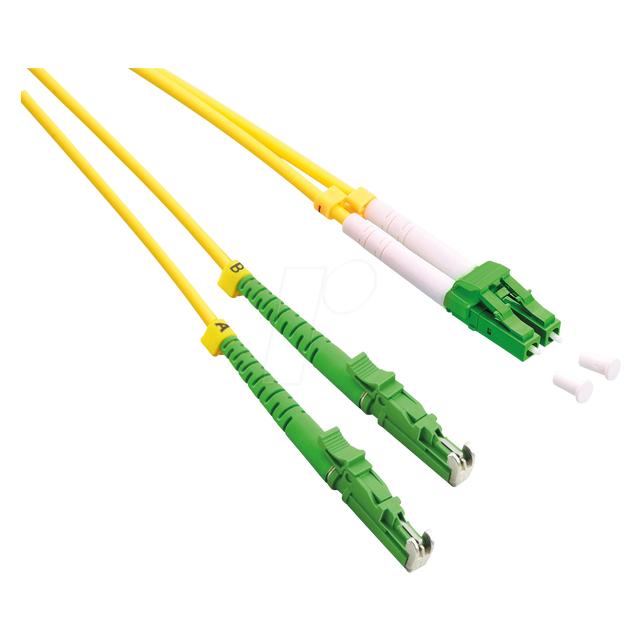 Roline LWL-Kabel duplex 9/125um LSH/LC APC Schliff LSOH gelb 1m (1 m) (21.15.9481)