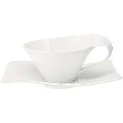 TEETASSE MIT UNTERTASSE NewWave weiß 220 ml