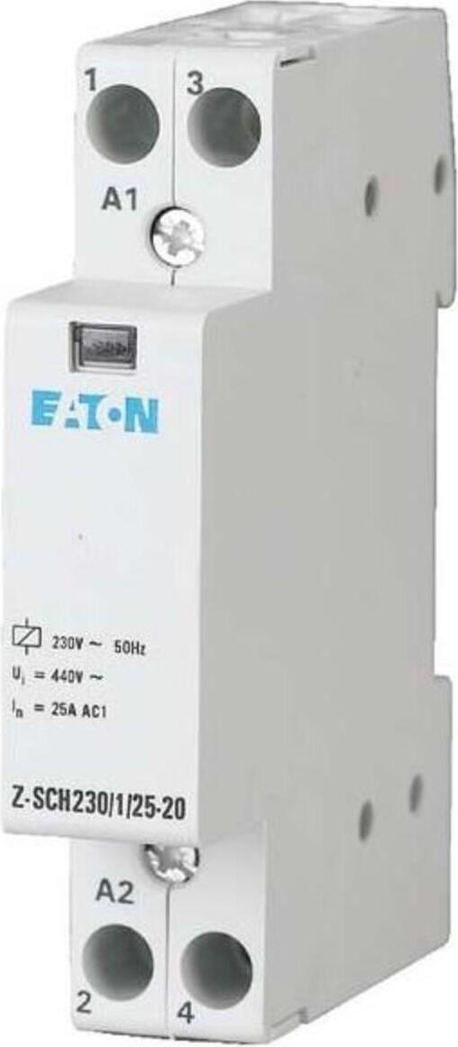 Eaton Z-SCH230/1/25-20 120853 Installatieschakelaar, 230VAC, 2 polen, 25A