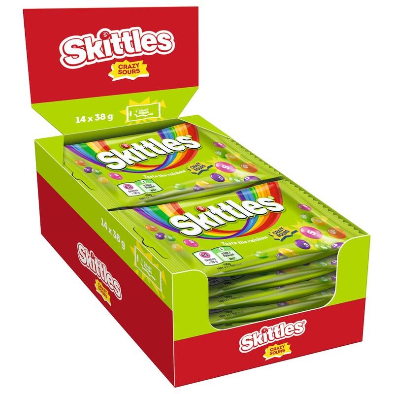 Skittles Crazy Sours Kaubonbons 312981