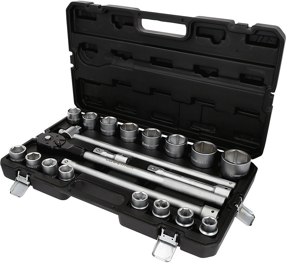 3/4''-Steckschlüssel-Satz Competition, 21 Teile, verchromt KS Tools