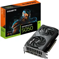 GIGABYTE GeForce RTX 5050 WINDFORCE OC 8GD Grafikkarte, HDMI/DP