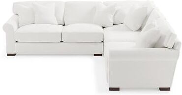 Cleo Upholstered Sectional - Pre-Configured, 3-Pc Sectional, Livesmart Performance Presley Pearl / 3 Pc Sectional - Grandin Road