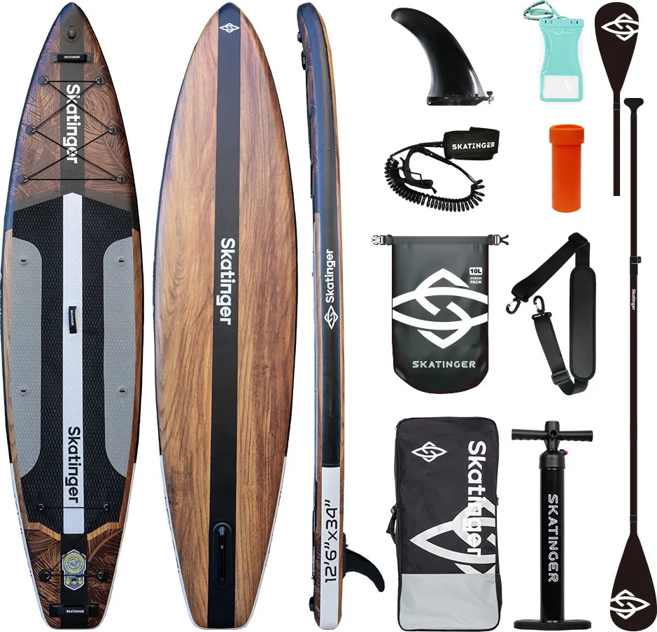 SKATINGER Waverider 380x86x16 cm (12'6'') Allround-SUP-Board