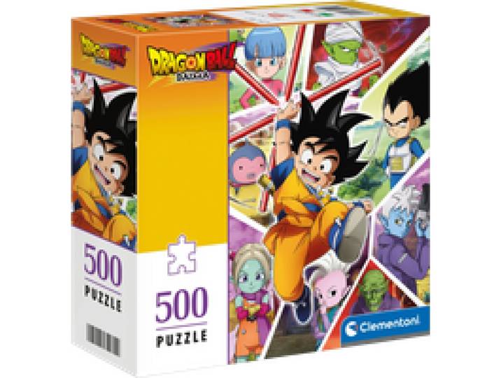 CLEMENTONI Coffret puzzle Dragon Ball ou One Piece, 500 pièces (Dragon Ball - Attaque)