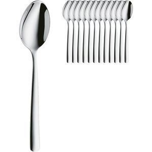 WMF Espressolöffel Professional Base, 10,8 cm, Edelstahl 18/10, silber poliert, 12 Stück