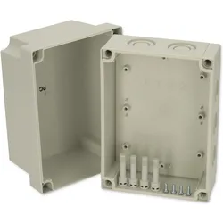 Fibox Gehäuse Polycarbonat 180x130x125mm (Gehäuse), Elektronikzubehör + Gehäuse, Grau