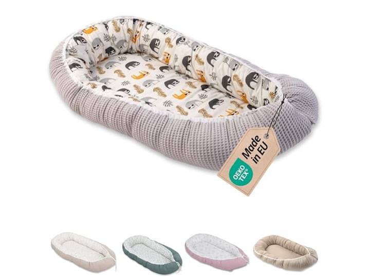 ULLENBOOM Babynest - Ideal für Neugeborene - OEKO-TEX zertifiziert