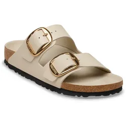 Birkenstock Damen Arizona Big Buckle Naturleder Lack High-Shine Oyster - 40 - 40