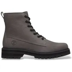 Timberland für Herren. TB0A41CGEJV1 Britton Drive Lederstiefel grau (46), Wohnung, Schnürsenkel, Lässig