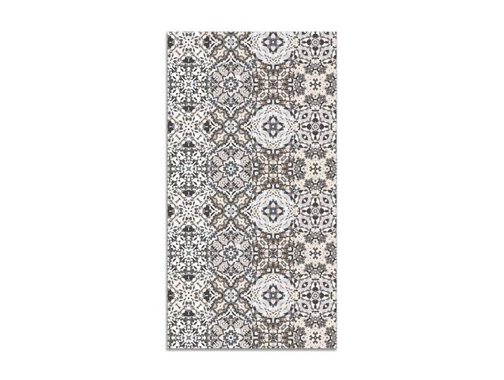 Tapis vinyle tuile hydraulique orientale gris 120x170cm