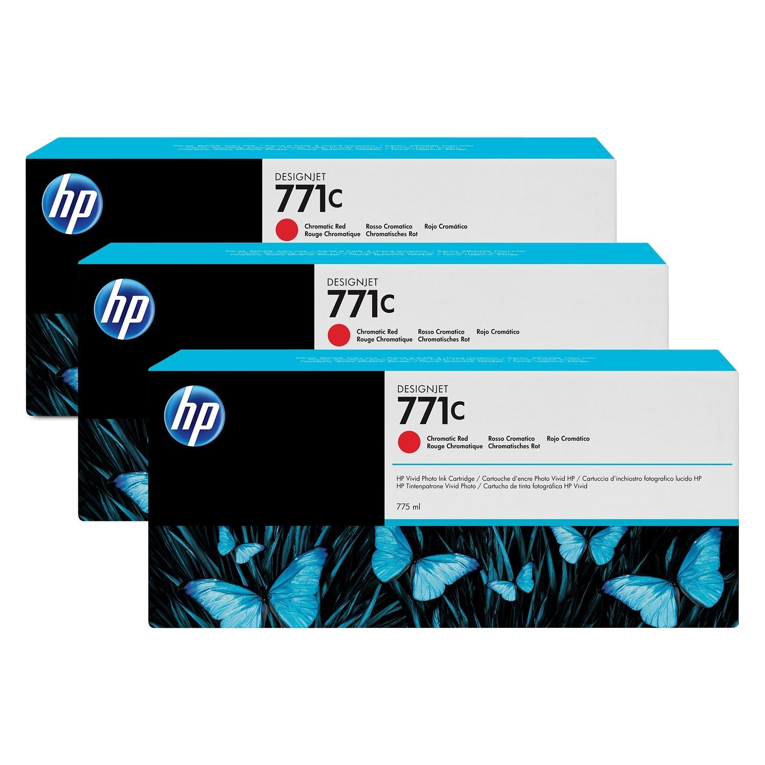 HP Tinte Large Format chroma red Orig.Nr. B6Y32A (R) (B6Y32A)