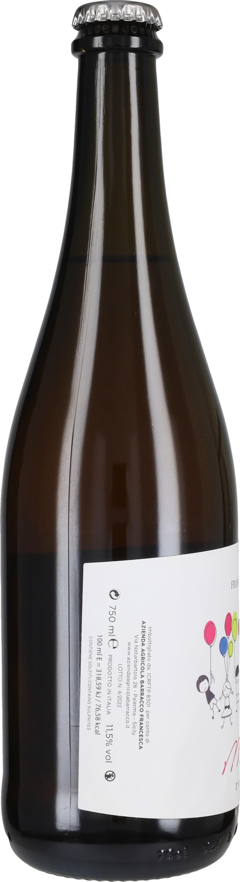 Barracco Francesca Nero d’Avola Frizzante Rosato 'Marah' Barracco