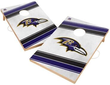 Skip's Garage Baltimore Ravens NFL 2x4 Tailgate Cornhole Boards