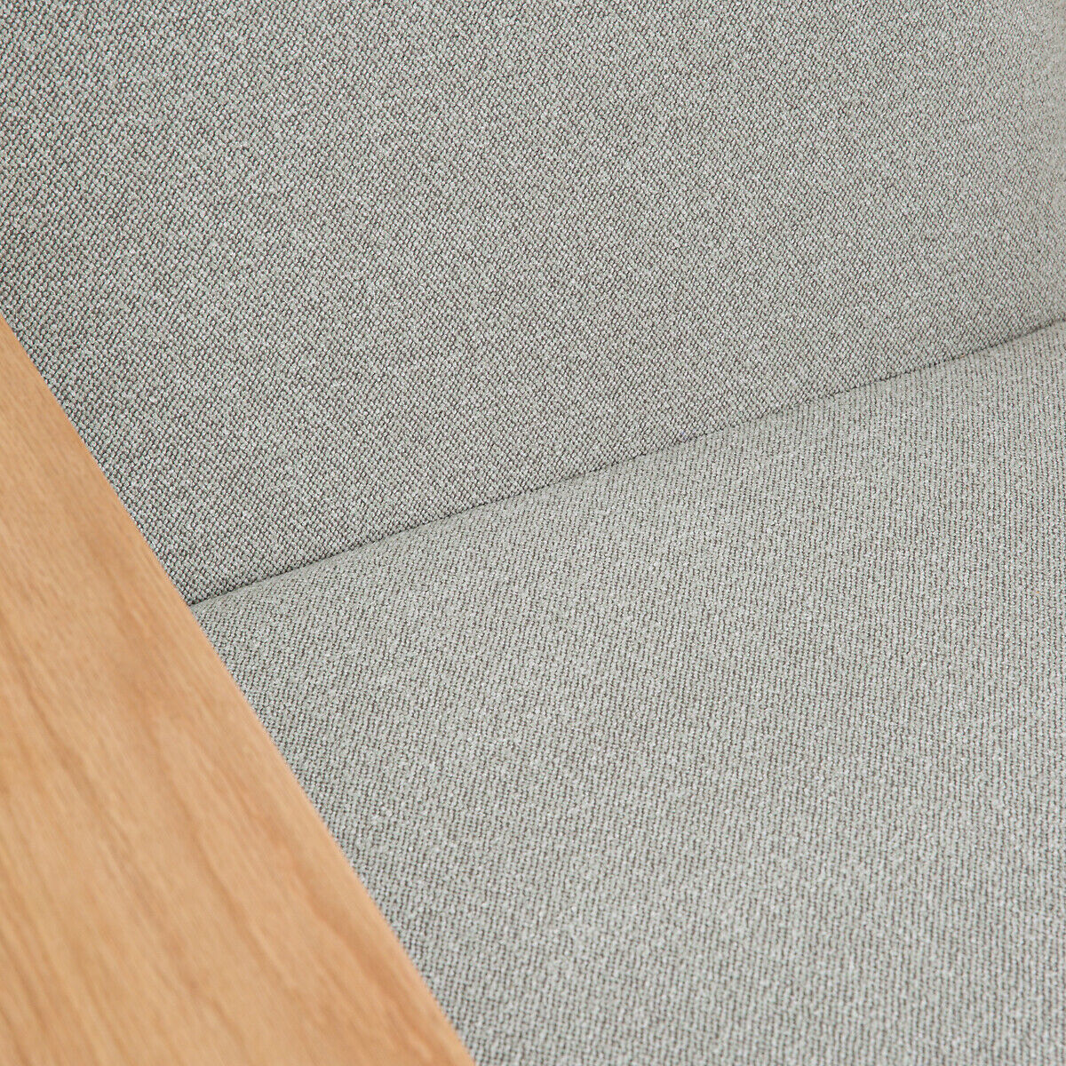 LA REDOUTE INTERIEURS Fauteuil accoudoirs chêne massif, et tissu, Lulet