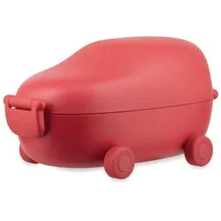 Alessi Food à Porter Snackbox mit Einsätzen, Lunchbox, Rot