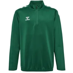 hummel Hmlcore Xk Half Zip Poly Sweat Kinder - evergreen - 176