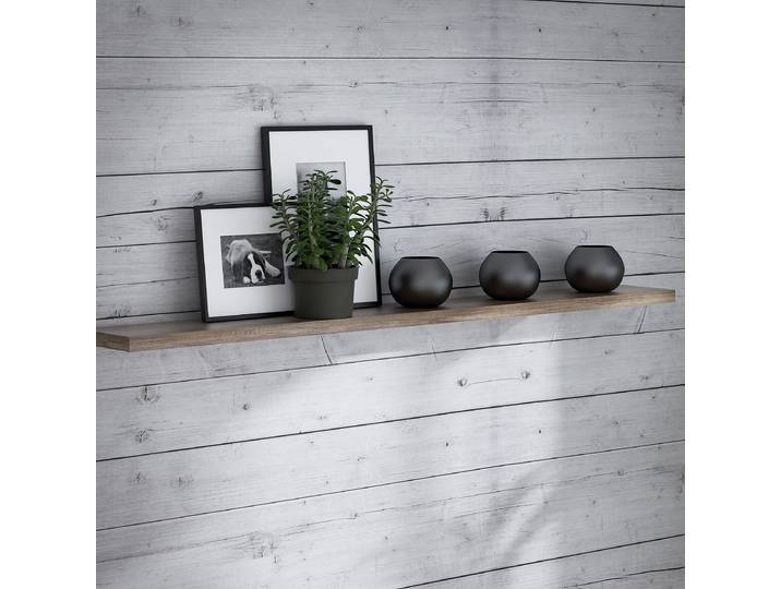 Wandboard Spanplatte, foliert Braun 200cm