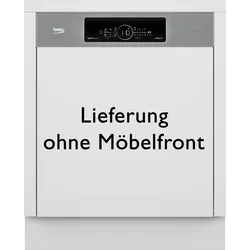 BEKO teilintegrierbarer Geschirrspüler "BDSN36550XP", Energieeffizienz: B (A-G), weiß, B:59,8cm H:81,8cm T:57cm, Geschirrspüler, Doppelt gut organisiert – inklusive Besteckschublade und Besteckkorb