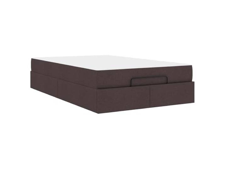 KTHLBRH Bettgestell mit Matratze, 2 Stück, Stoff Mattes Finish, minimalistisches Design, integrierte Schubladen, weicher Stoff, mittelfeste Schaumstoffmatratze