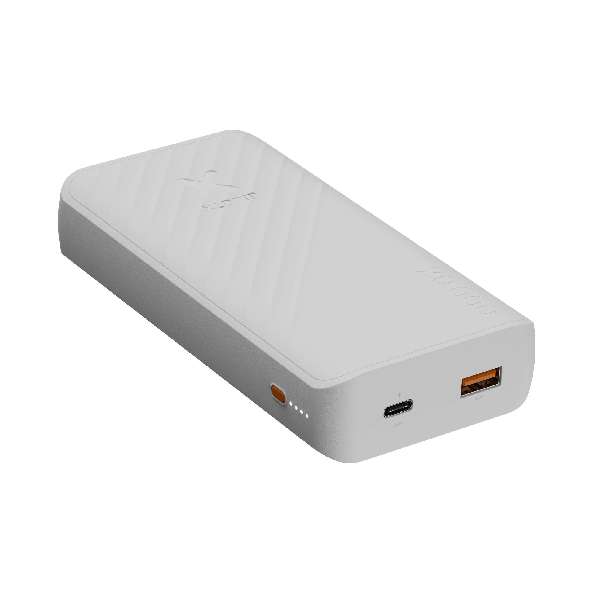 Xtorm Go2 Series Powerbank 20.000 mAh 20W 1x USB-C/ 1x USB-A ice weiß XG2E207