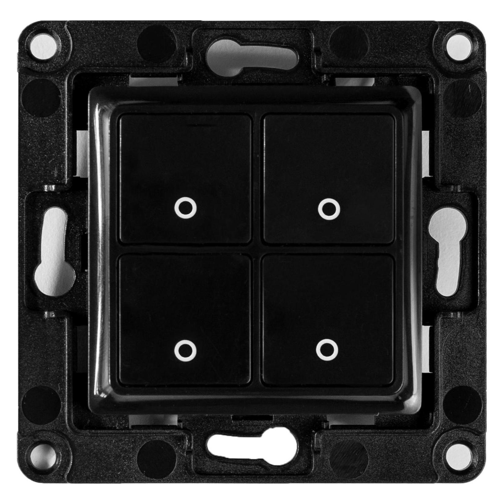 Shelly Wall switch 4 - black (WS4 black)