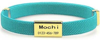 Uplift Picks Custom Engraved Cat Collar With Breakaway Buckle And Adjustable Pet ID Tag lake Blue 5 12 Inches