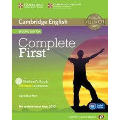 Complete First for Spanish Speakers Student's Book without Answers with CD-ROM, Taschenbuch von Guy Brook-Hart, Cambridge University Press,