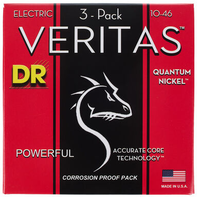 DR Strings Veritas VTE-10 3-Pack