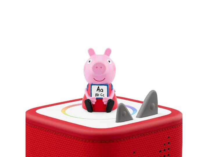 tonies Hörfigur für Toniebox, Peppa Pig - Das Schulfest und 7 weitere Geschichten, Hörspiel für Kinder ab 3 Jahren, Spielzeit ca. 42 Minuten